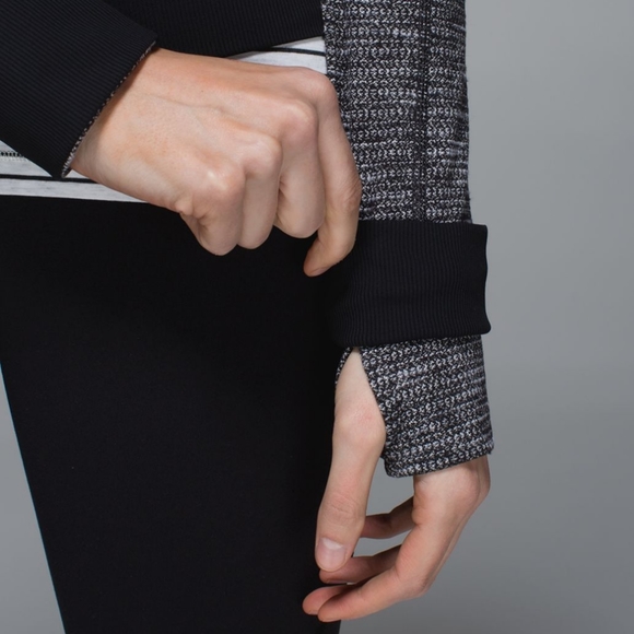 NWOT Rare Lululemon "Be Present" Jacket Coco Pique - Picture 3 of 4